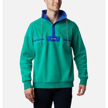 Columbia Jas Heren, Powder Keg Fleece Turquoise Groen Blauw, 05QHZKMVE